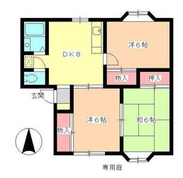 ムーンハウス　北棟の物件間取画像